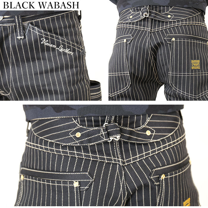 VANSON バンソン デニムペインターパンツ nvbl-301a