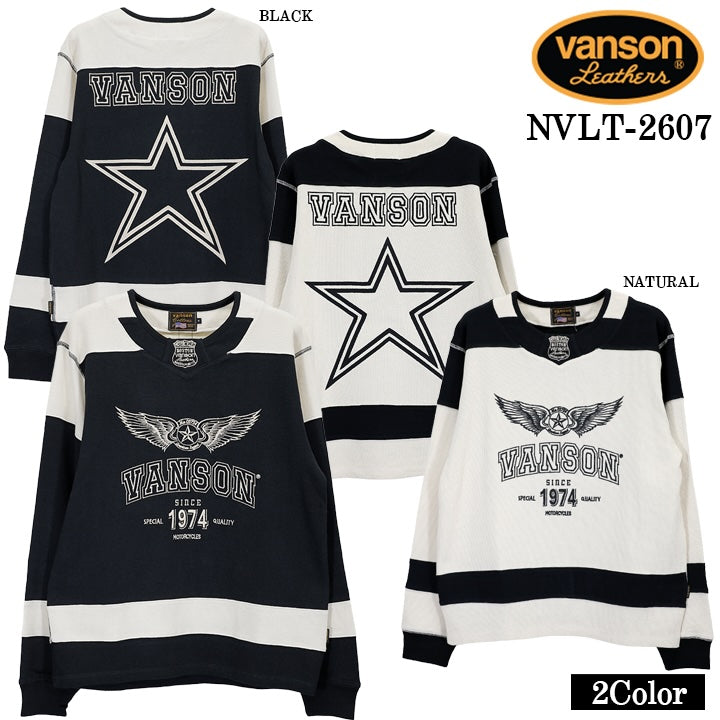 バンソン　VANSON Thermal LONG SLEEVE TEE サーマル VANSON TEE L/S T-SHIRT THERMAL バンソン サーマル ロンT 長袖Tシャツ