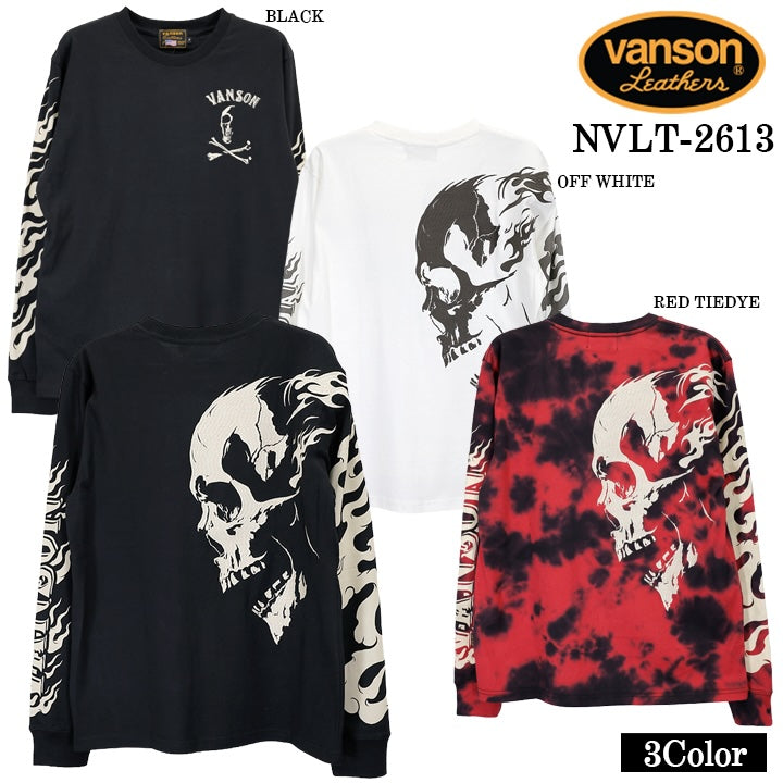 VANSONロンT VANSON TEE L/S T-SHIRT バンソン 天竺 ロンT 長袖Tシャツ メンズ nvlt