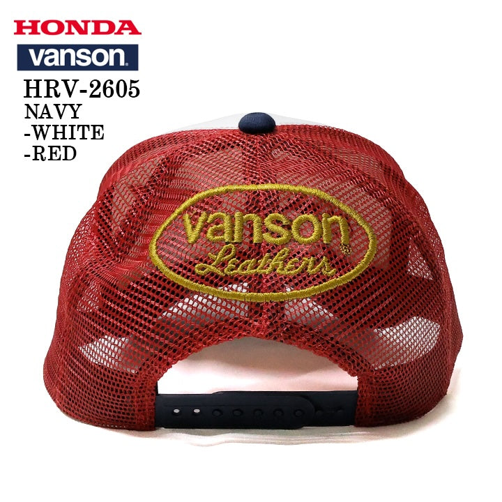 HONDA VANSON TWILL MESH CAP ホンダ バンソン コラボ ツイル メッシュ キャップ 帽子 hrv-2605