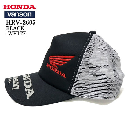 HONDA VANSON TWILL MESH CAP ホンダ バンソン コラボ ツイル メッシュ キャップ 帽子 hrv-2605