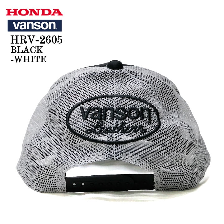 HONDA VANSON TWILL MESH CAP ホンダ バンソン コラボ ツイル メッシュ キャップ 帽子 hrv-2605