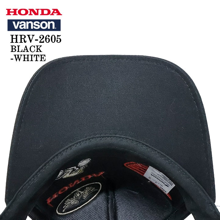 HONDA VANSON TWILL MESH CAP ホンダ バンソン コラボ ツイル メッシュ キャップ 帽子 hrv-2605