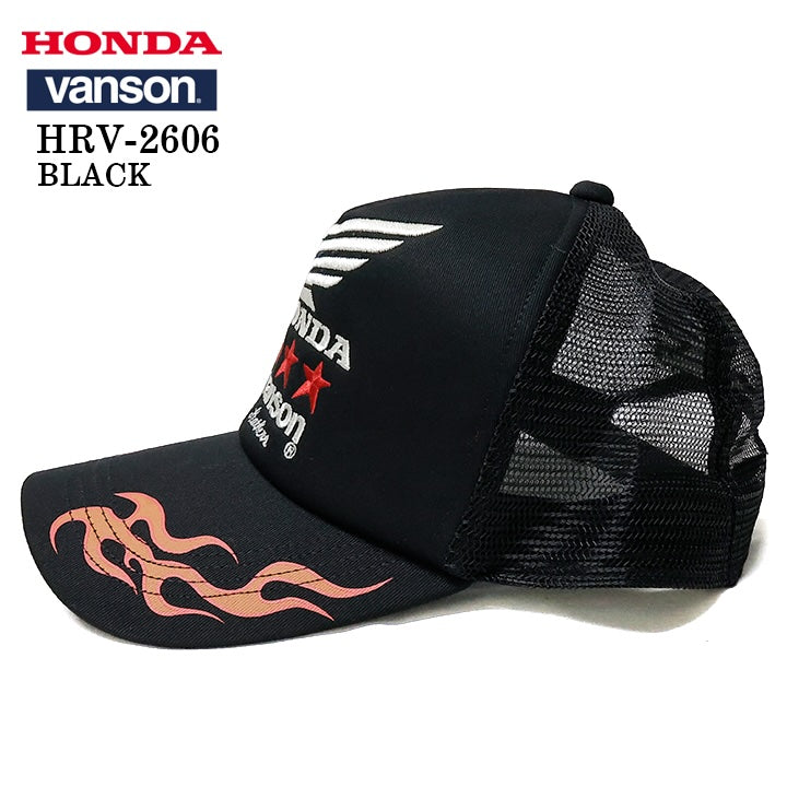 HONDA VANSON TWILL MESH CAP ホンダ バンソン コラボ ツイル メッシュ キャップ 帽子 hrv-2606