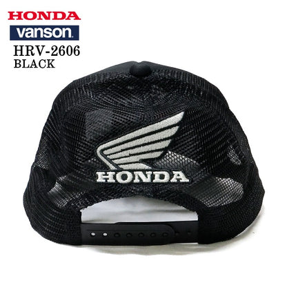 HONDA VANSON TWILL MESH CAP ホンダ バンソン コラボ ツイル メッシュ キャップ 帽子 hrv-2606