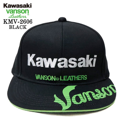 KAWASAKI VANSON TWILL BB BASEBALL CAP カワサキ バンソン コラボ ツイル ベースボール キャップ 帽子 kmv-2606