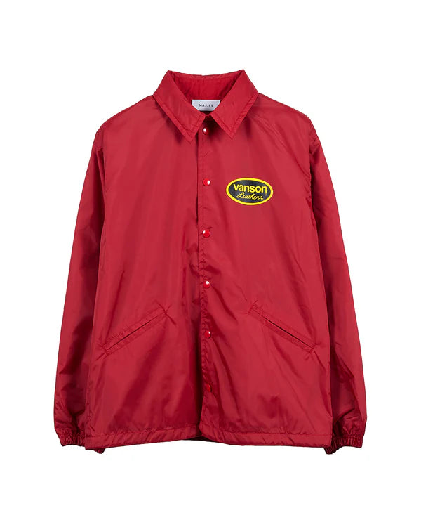 VANSON × MASSES NYLON JKT バンソン マシス ナイロン コーチジャケット msv-2601