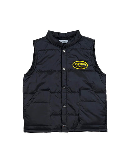 VANSON × MASSES NYLON VEST バンソン マシス ナイロン ダウン ベスト msv-2602