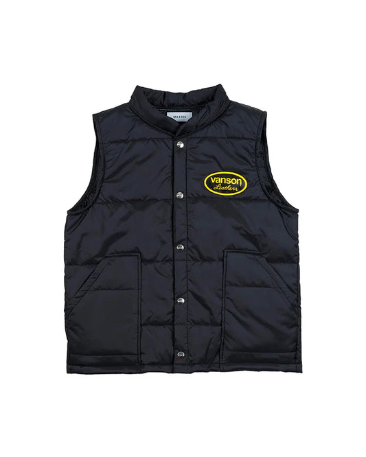 VANSON × MASSES NYLON VEST バンソン マシス ナイロン ダウン ベスト msv-2602