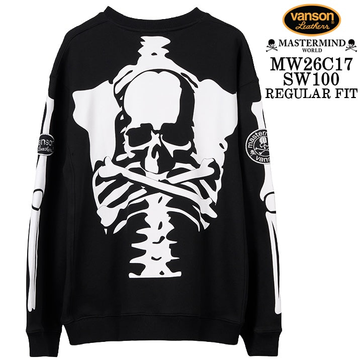 MASTERMIND VANSON CREWNECK SWEATSHIRT [REGULAR FIT] マスターマインド バンソン スウェット mw26c17-sw100