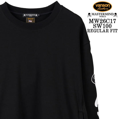 MASTERMIND VANSON CREWNECK SWEATSHIRT [REGULAR FIT] マスターマインド バンソン スウェット mw26c17-sw100