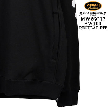 MASTERMIND VANSON CREWNECK SWEATSHIRT [REGULAR FIT] マスターマインド バンソン スウェット mw26c17-sw100