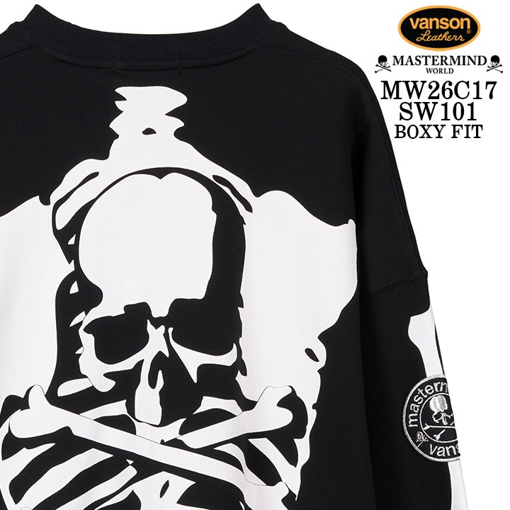 MASTERMIND VANSON CREWNECK SWEATSHIRT [BOXY FIT] マスターマインド バンソン スウェット mw26c17-sw101