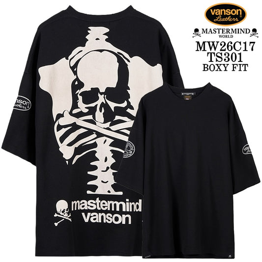 MASTERMIND VANSON Thermal S/S TEE [BOXY FIT] マスターマインド バンソン サーマル 半袖 Tシャツ mw26c17-ts301