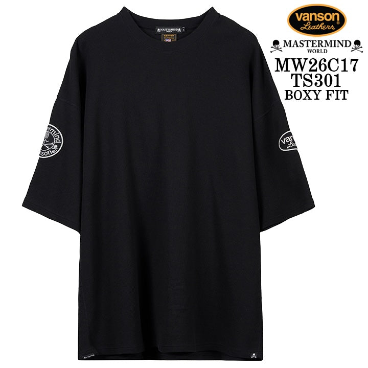 MASTERMIND VANSON Thermal S/S TEE [BOXY FIT] マスターマインド バンソン サーマル 半袖 Tシャツ mw26c17-ts301