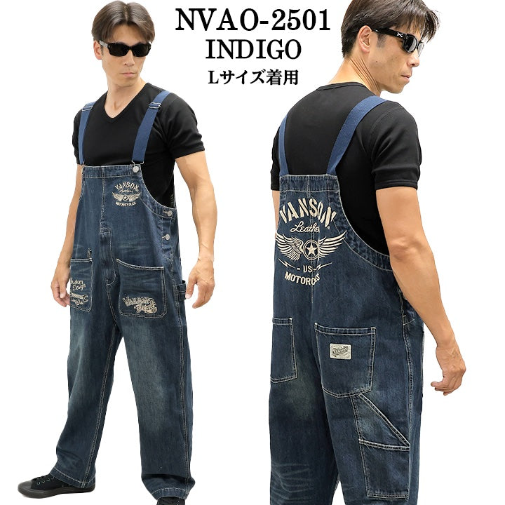 VANSON OVERALL バンソン オーバーオール nvao-2501