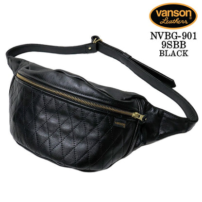 VANSON LEATHERS FANNY PACK バンソン レザー ファニーパック キルト ボディバッグ nvbg-901-9sbb