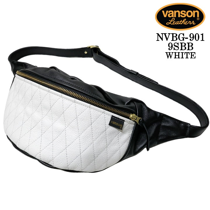 VANSON LEATHERS FANNY PACK バンソン レザー ファニーパック キルト ボディバッグ nvbg-901-9sbb