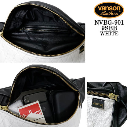 VANSON LEATHERS FANNY PACK バンソン レザー ファニーパック キルト ボディバッグ nvbg-901-9sbb