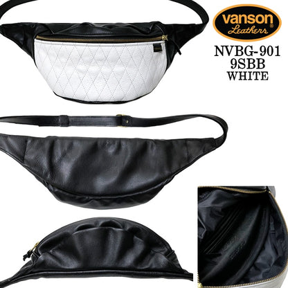 VANSON LEATHERS FANNY PACK バンソン レザー ファニーパック キルト ボディバッグ nvbg-901-9sbb
