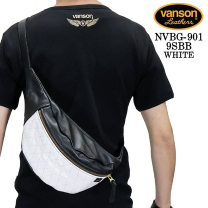 VANSON LEATHERS FANNY PACK バンソン レザー ファニーパック キルト ボディバッグ nvbg-901-9sbb