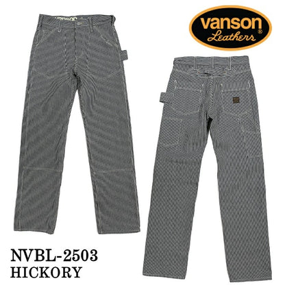 VANSON PAINTER PANTS バンソン ダブルニー ペインターパンツ nvbl-2503