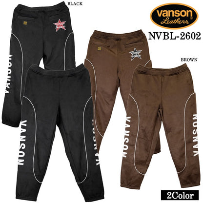 VANSON BONDING PANTS バンソン 裏ファー ボンディング パンツ ボトムス メンズ nvbl-2602