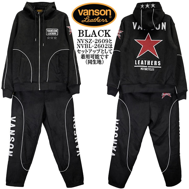 VANSON BONDING PANTS バンソン 裏ファー ボンディング パンツ ボトムス メンズ nvbl-2602
