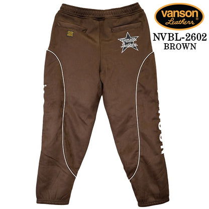 VANSON BONDING PANTS バンソン 裏ファー ボンディング パンツ ボトムス メンズ nvbl-2602