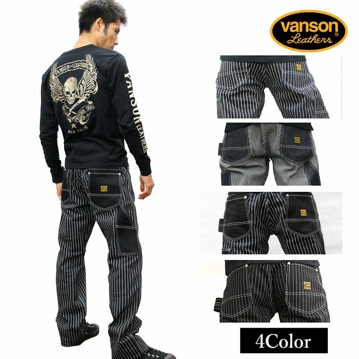 VANSON バンソン デニムペインターパンツ nvbl-301a