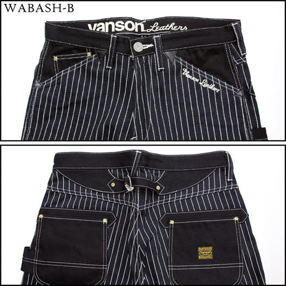 VANSON バンソン デニムペインターパンツ nvbl-301a