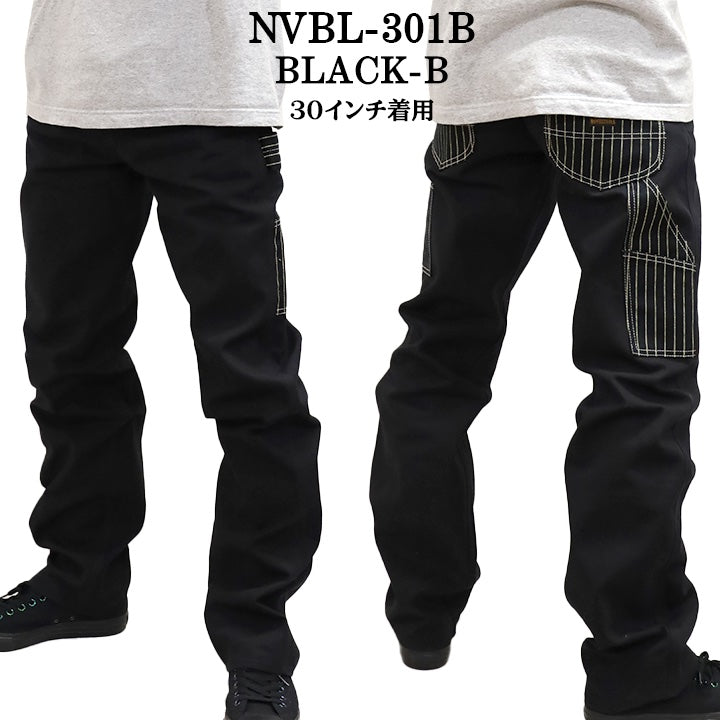 VANSON バンソン デニム ペインターパンツ nvbl-301b