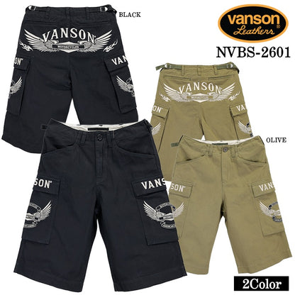 VANSON CARGO SHORT PANTバンソン カーゴ ショートパンツ nvbs-2601