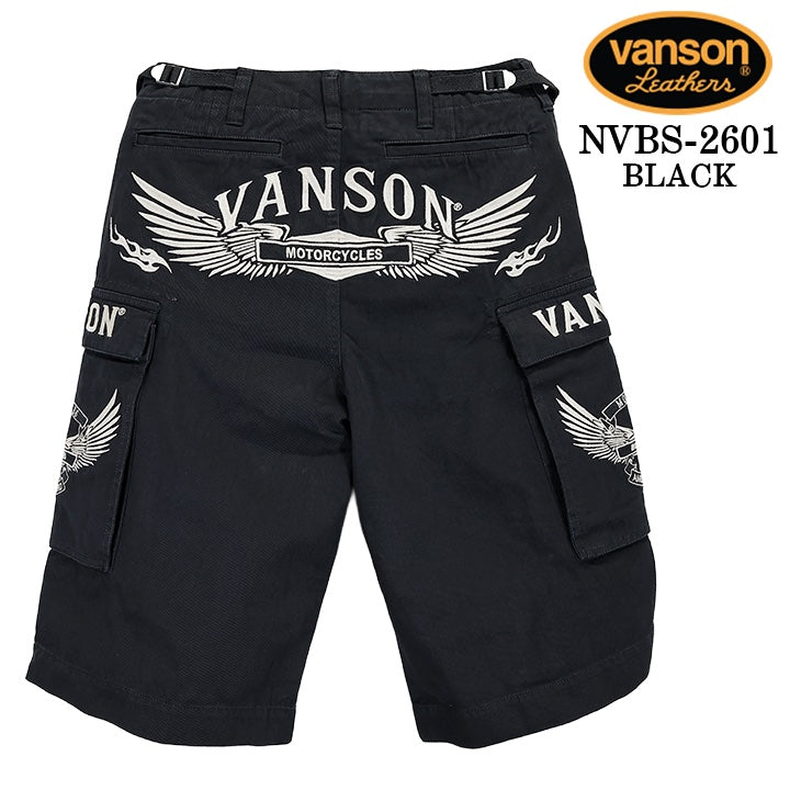 VANSON CARGO SHORT PANTバンソン カーゴ ショートパンツ nvbs-2601