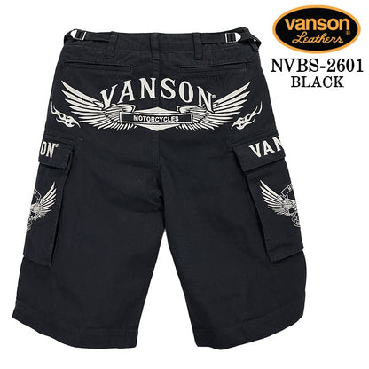 VANSON CARGO SHORT PANTバンソン カーゴ ショートパンツ nvbs-2601