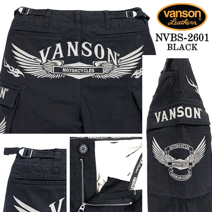 VANSON CARGO SHORT PANTバンソン カーゴ ショートパンツ nvbs-2601