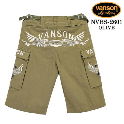 VANSON CARGO SHORT PANTバンソン カーゴ ショートパンツ nvbs-2601