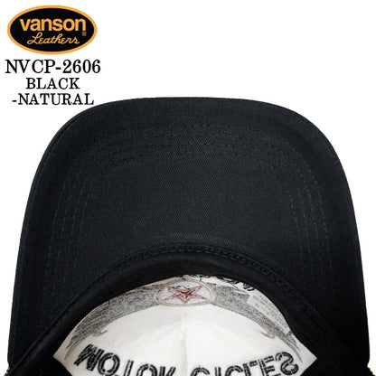 VANSON TWILL MESH CAP バンソン ツイル メッシュ キャップ 帽子 nvcp-2606
