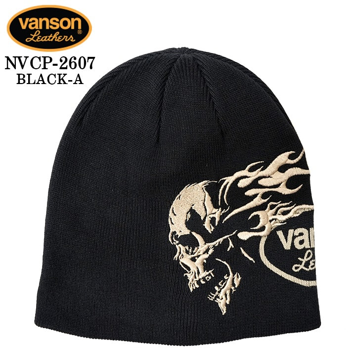 VANSON COTTON WATCH CAP バンソン コットン ワッチ キャップ 帽子 nvcp-2607