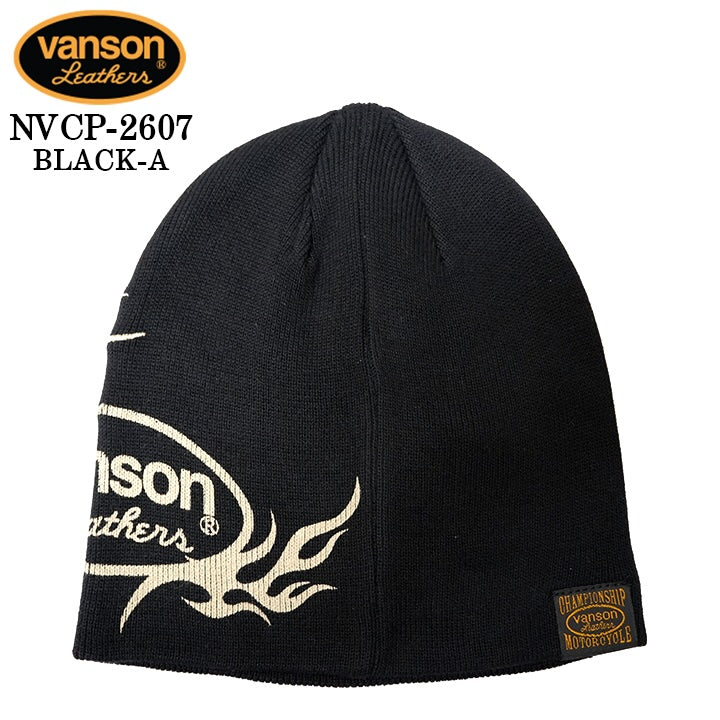 VANSON COTTON WATCH CAP バンソン コットン ワッチ キャップ 帽子 nvcp-2607