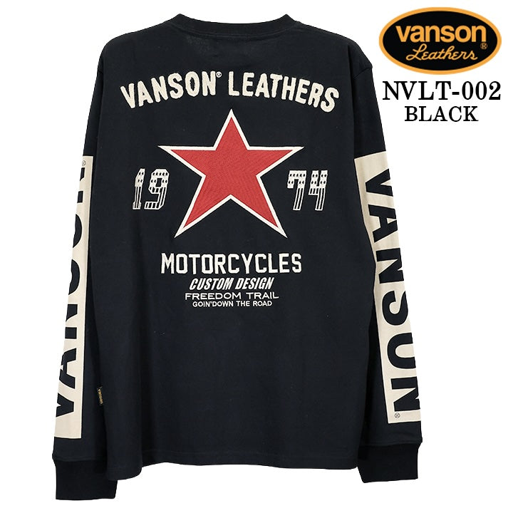 VANSON TEE L/S T-SHIRT STANDARD バンソン 天竺 ロンT 長袖Tシャツ