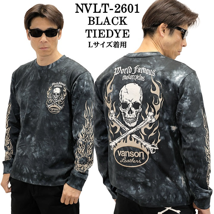 VANSON TEE L/S T-SHIRT バンソン 天竺 ロンT 長袖Tシャツ メンズ nvlt-2601