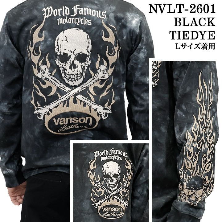 VANSON TEE L/S T-SHIRT バンソン 天竺 ロンT 長袖Tシャツ メンズ nvlt-2601