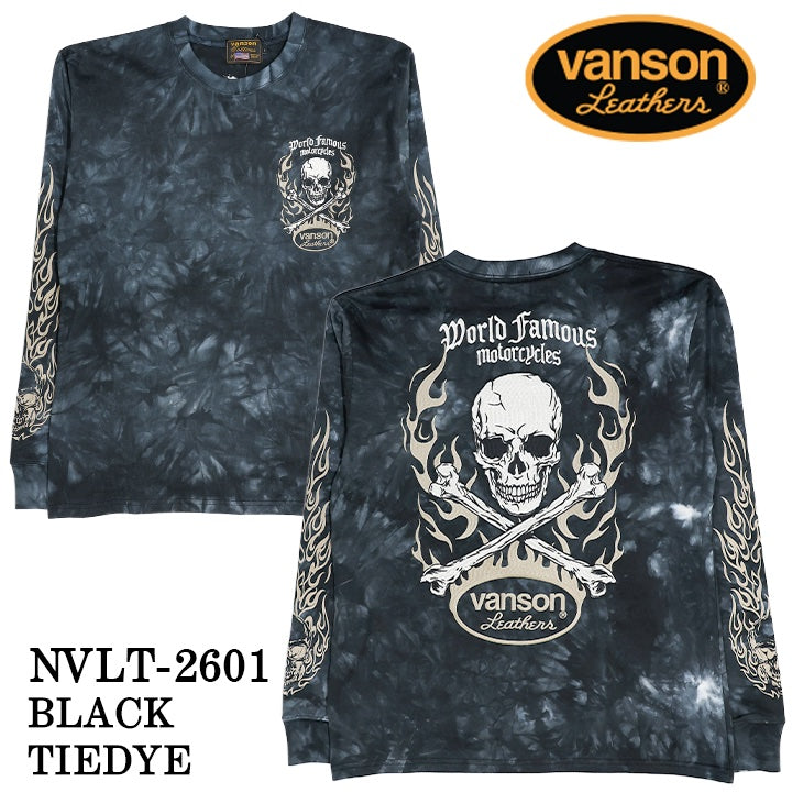 VANSON TEE L/S T-SHIRT バンソン 天竺 ロンT 長袖Tシャツ メンズ nvlt-2601