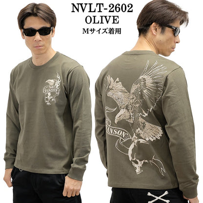 VANSON TEE L/S T-SHIRT バンソン 天竺 ロンT 長袖Tシャツ メンズ nvlt-2602