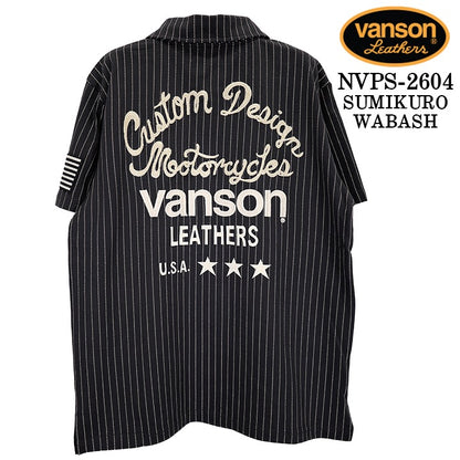 VANSON S/S POLO SHIRTバンソン 天竺 半袖 ポロシャツ nvps-2604