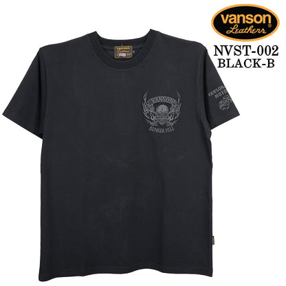 VANSON TEE S/S T-SHIRT STANDARD バンソン 天竺 半袖Tシャツ 定番 nvst-002