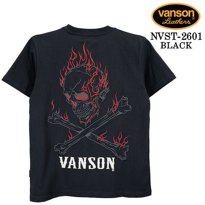 VANSON TEE S/S T-SHIRT バンソン 天竺 半袖Tシャツ nvst-2601