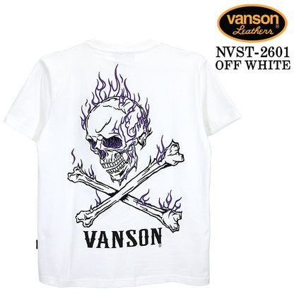 VANSON TEE S/S T-SHIRT バンソン 天竺 半袖Tシャツ nvst-2601