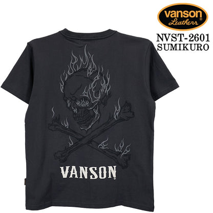 VANSON TEE S/S T-SHIRT バンソン 天竺 半袖Tシャツ nvst-2601